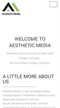 Mobile Screenshot of aesthetic-media.co.uk