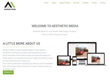 Tablet Screenshot of aesthetic-media.co.uk